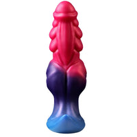 8 Inch Red Fantasy Anal Plug Knotted Dildo - DOG KNOT LUXE