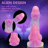 画像をギャラリー ビューアにロード 6,29 Zoll Alien Fantasy Analdildo