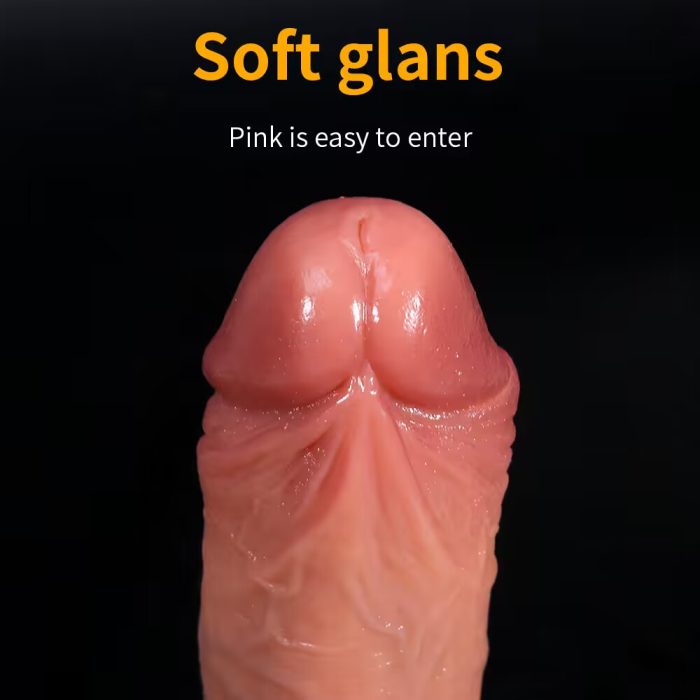 Superweicher Dildo, realistisch, 10 Zoll, mit Hoden