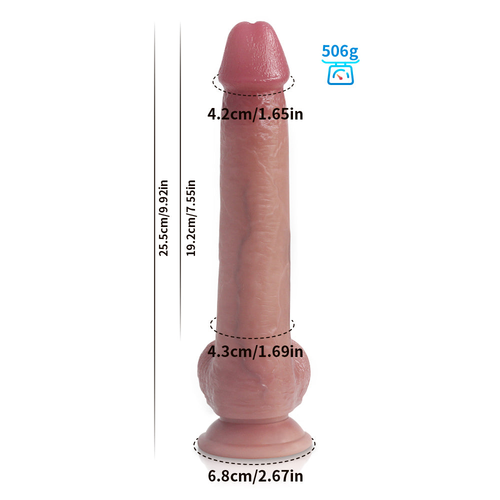 Größe Queen 10 Zoll Dildo Realistisches Silikon