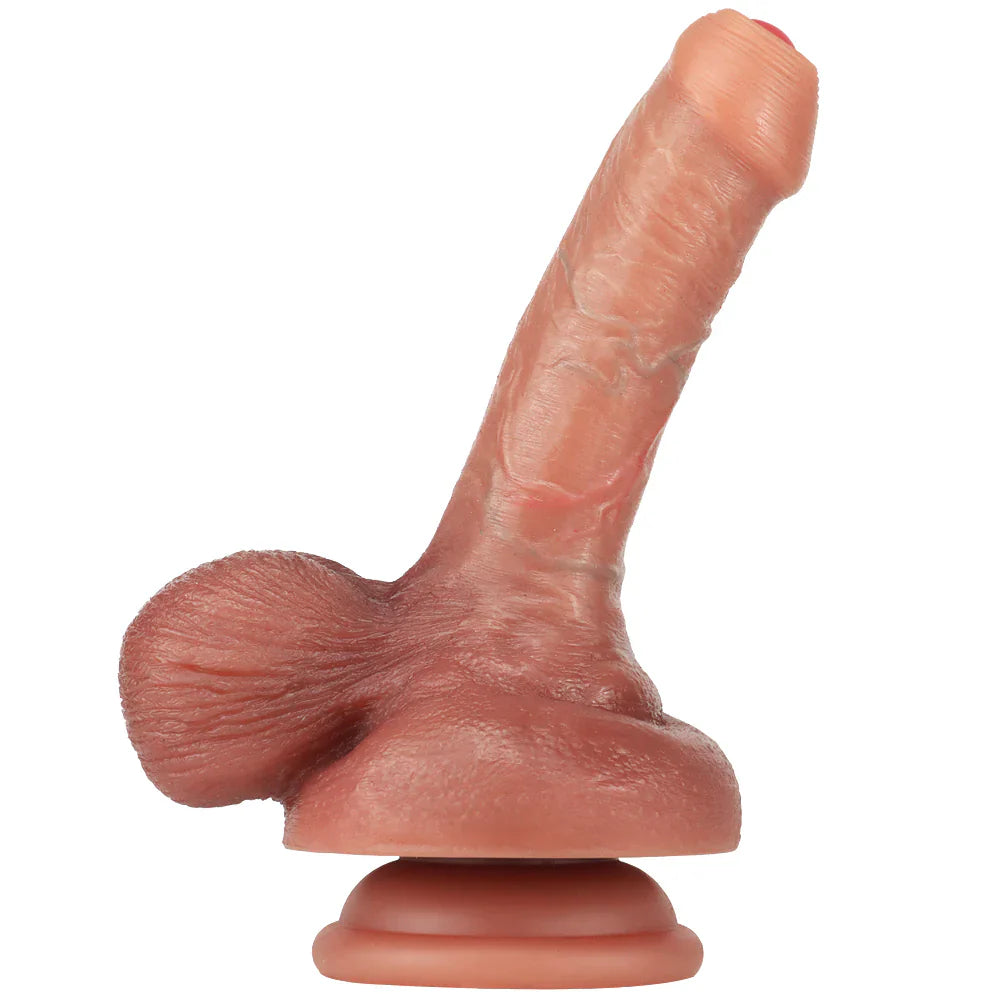 Mit Vorhaut bedeckter 7-Zoll-Dildo