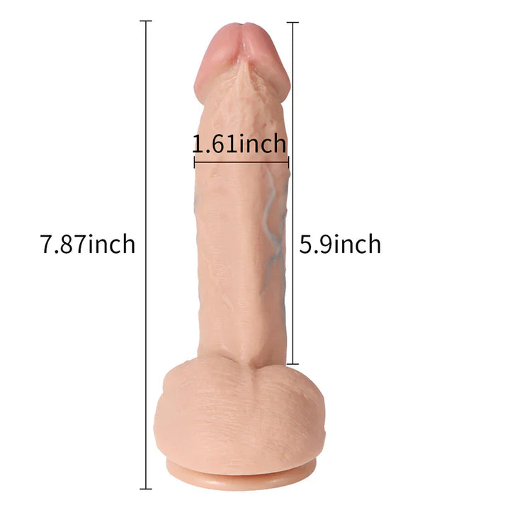 Realistischer Penisdildo dick mit Saugnapf