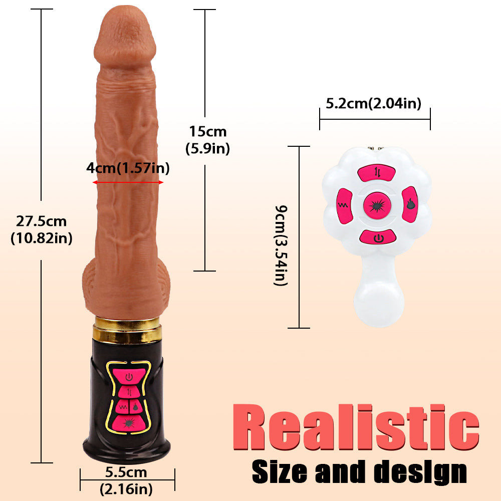 Freisprech-Sexmaschine mit Dildo und Fernbedienung