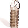 Braun Transparent Silikon Penis Extender Sleeve