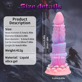 Laden Sie das Bild in den Galerie-Viewer, Monster-Analdildo, der im Dunkeln leuchtet