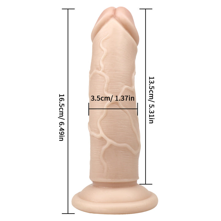 6-Zoll-Dildo in Hautfarbe