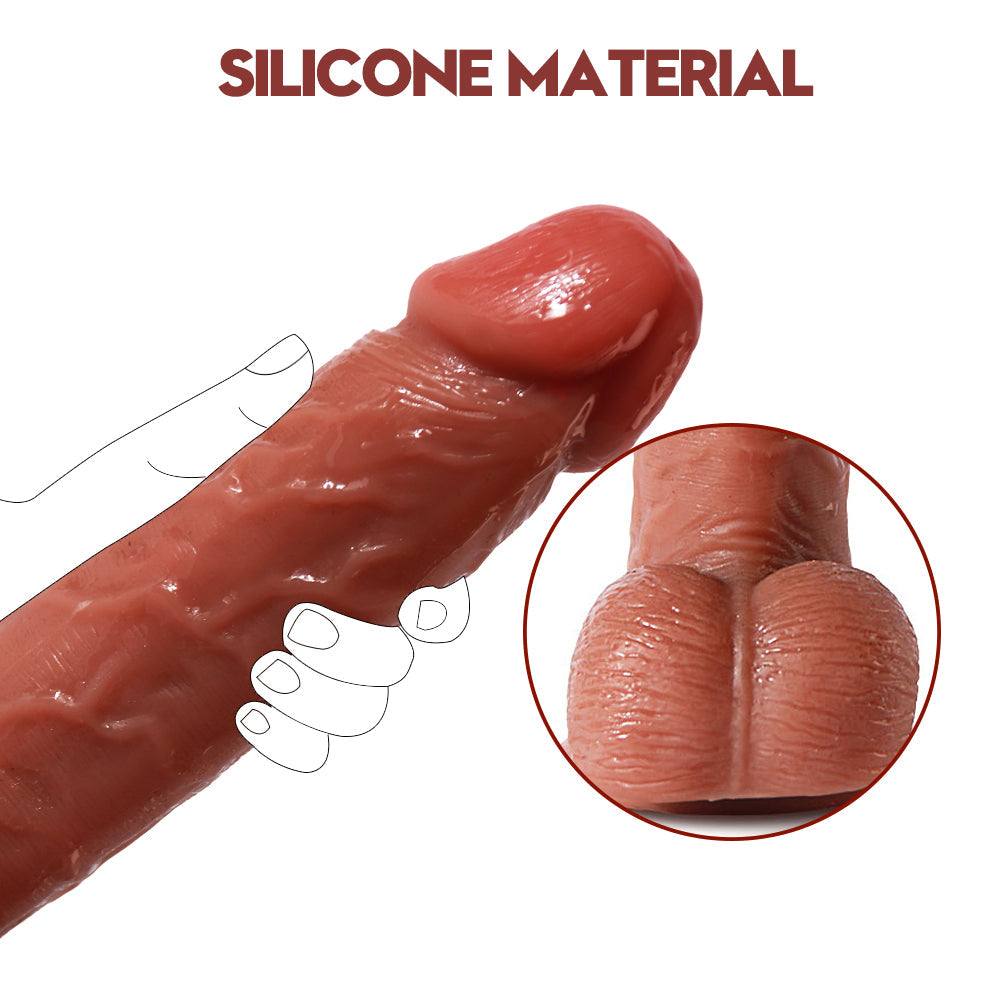 7,28 Zoll Silikondildo