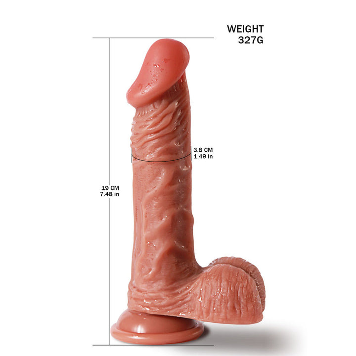 Dildo mit Venenstruktur und Hoden