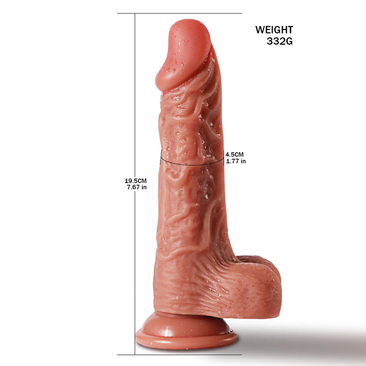 7,67 Zoll superrealistischer billiger Dildo