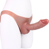 21 cm Realistischer Hohle Silikon Dildo Slip