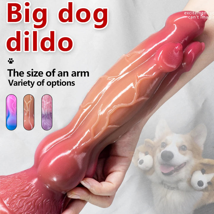 Three Headed Dog Dildo Big Sex Toys