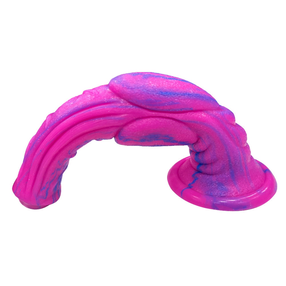 Pink Mixed Silicone Anal Horse Dildo