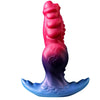 22 cm Roter Fantasy Analdildo mit Knotted