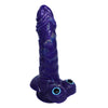 23 cm Sci-Fi Lila Dragon Skala Dildo Vibrator