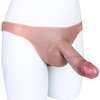 Hochelastische Silikon Hohle Dildoslips mit 15,8 cm Dildo