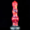 26 cm Three knotted Red Monster Horse Dildo