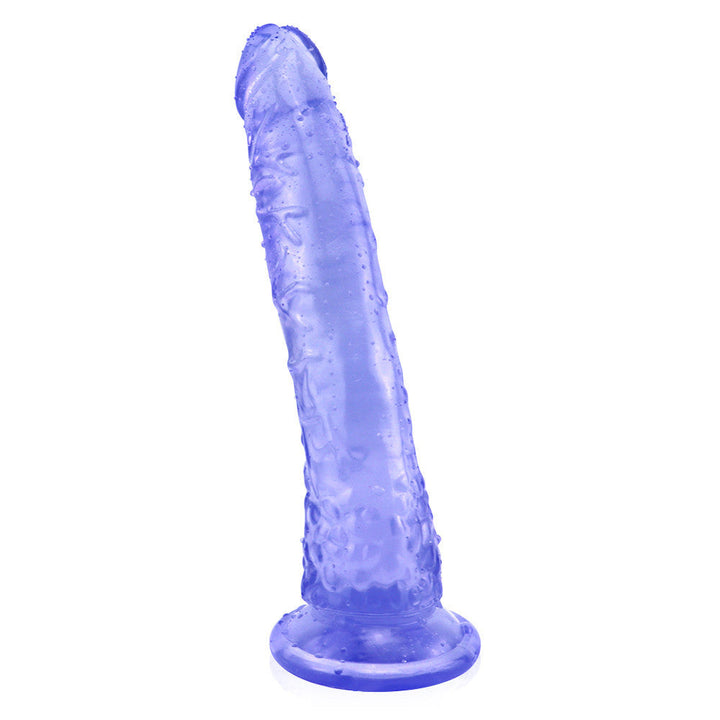 8 Zoll kleiner gerader blauer Dildo