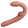 Hautfarbe Realistic Spiral Strapless Doppeldildo
