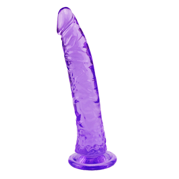 8 Zoll kleiner gerader lila Dildo