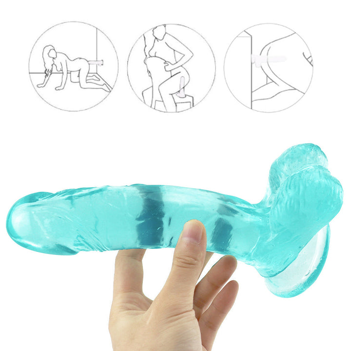 7 Zoll grüner Dildo