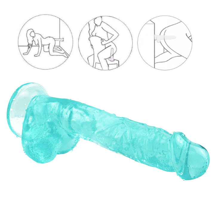 9 Zoll grüner Dildo