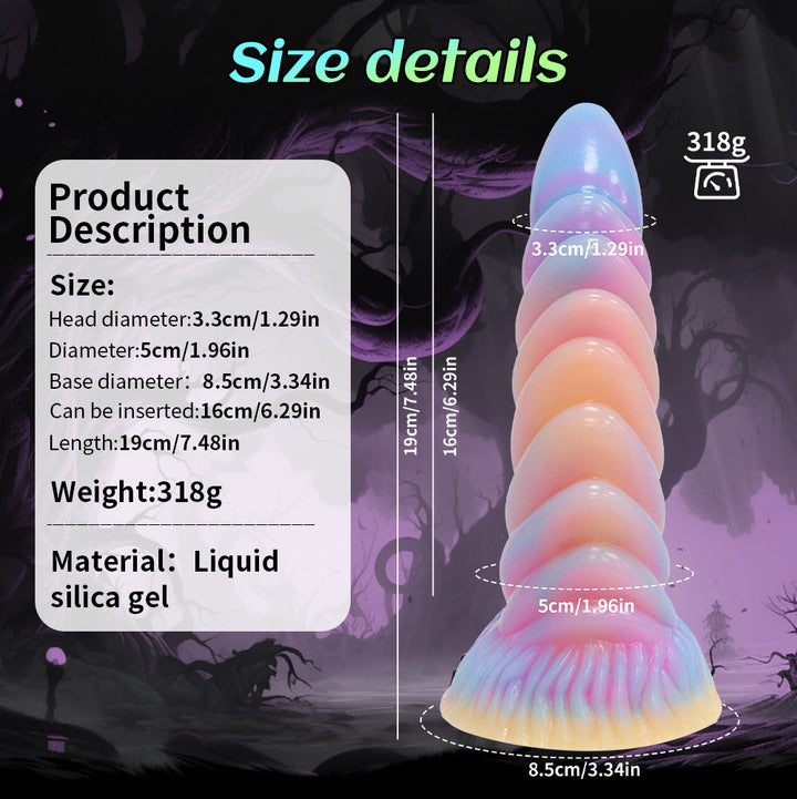 Dildo Roleplay Monster Spiral Silikon