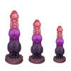 Lila Alien Cock Mehrfachgröße Soft Monster Dildo