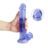 Laden Sie das Bild in den Galerie-Viewer, Gummi Dildo 10 Zoll blau