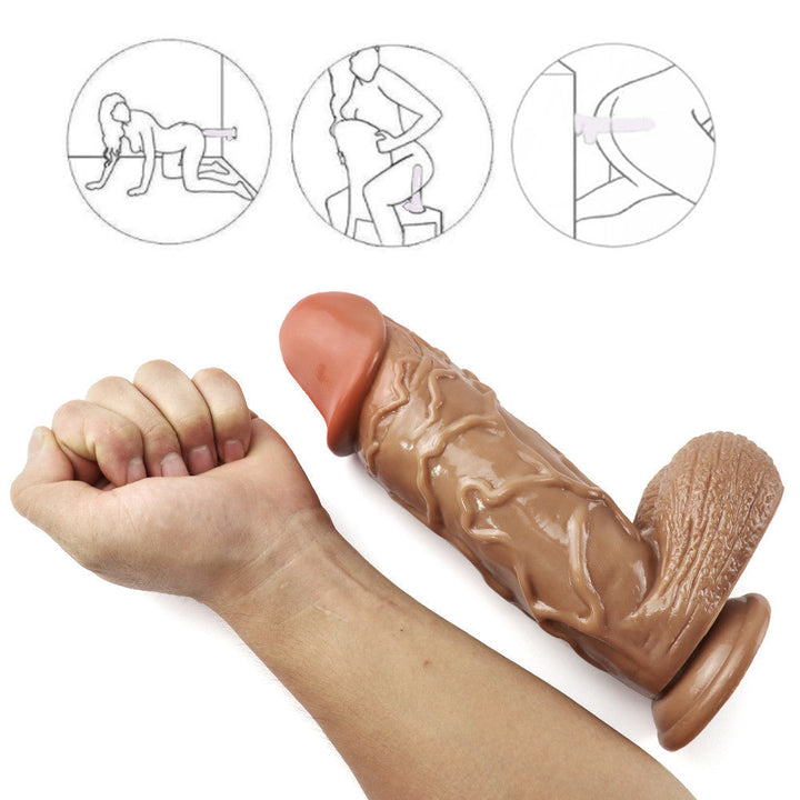 3-Zoll-Dildo, breit, dick, umfangreich