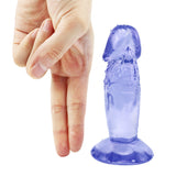 Laden Sie das Bild in den Galerie-Viewer, Kurzer rauer blauer Dildo