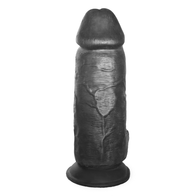 Riesiger schwarzer Dildo, realistisch