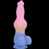 9.65 Inch Colored Dog Knot Dildo