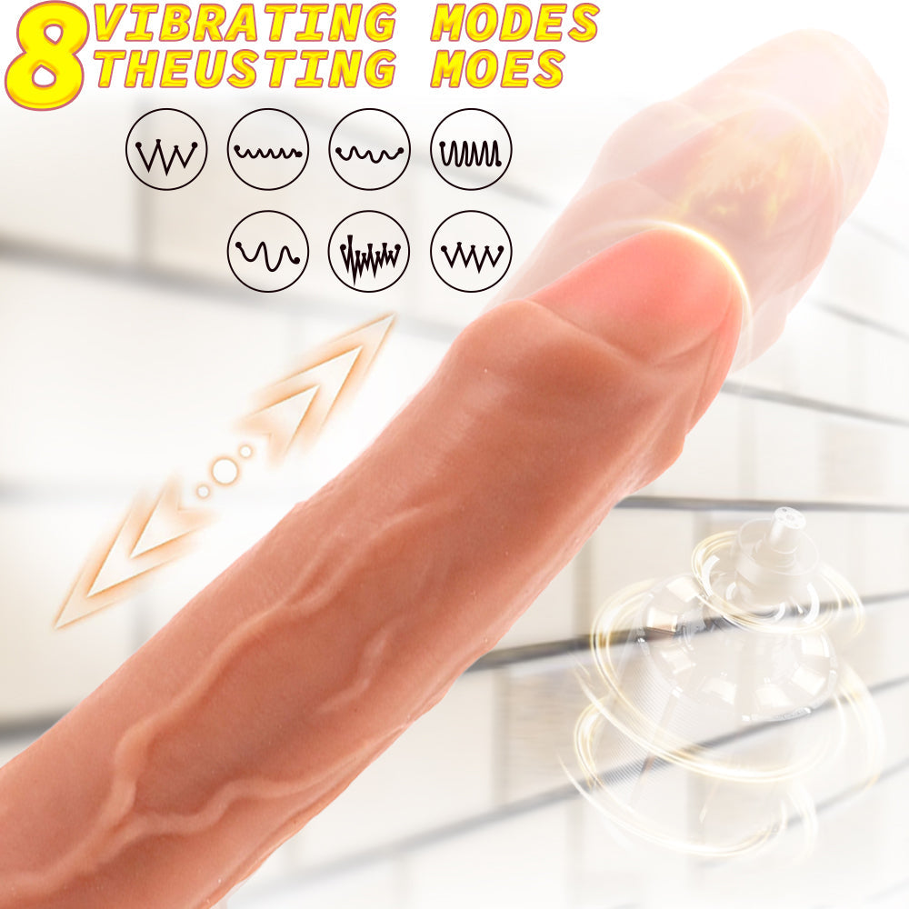 Vorhaut Penis 9 Zoll Realistischer Vibrator Dildo