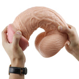 Load image into Gallery viewer, Huge Flesh Pink Realistic Dildo