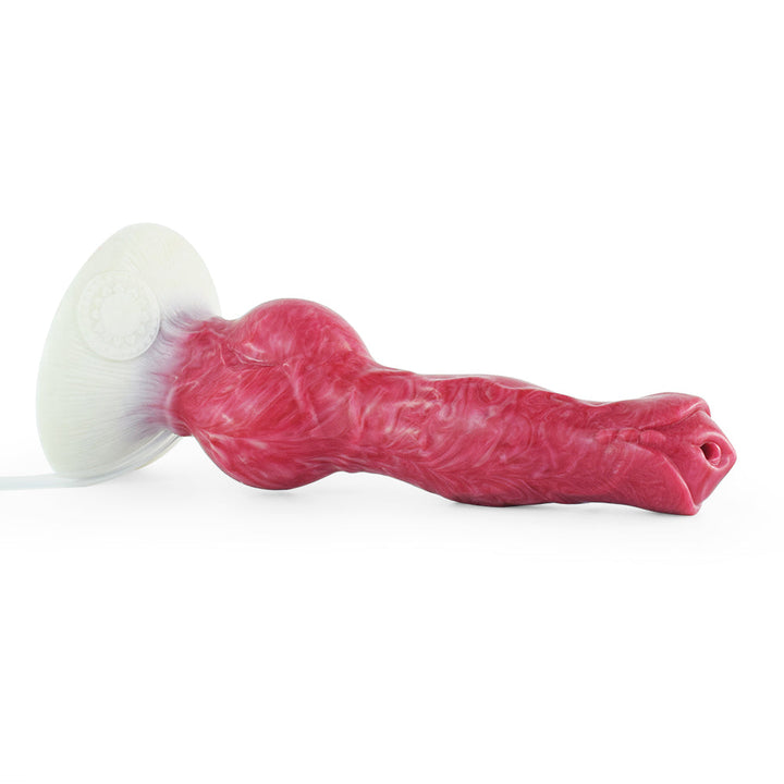 Spritzende Hundedildo-Fantasie