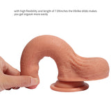 Laden Sie das Bild in den Galerie-Viewer, Realistic Uncut Dildo Silicone 7 inch