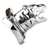 Tigerkopf Edelstahl Peniskäfig – Metall Chastity Cage für Männer