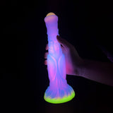 Laden Sie das Bild in den Galerie-Viewer, 9,44 Zoll Pferdeschwanz Fantasy Analdildo