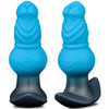 17 cm Blau Dog Knot Fantasy Dildo