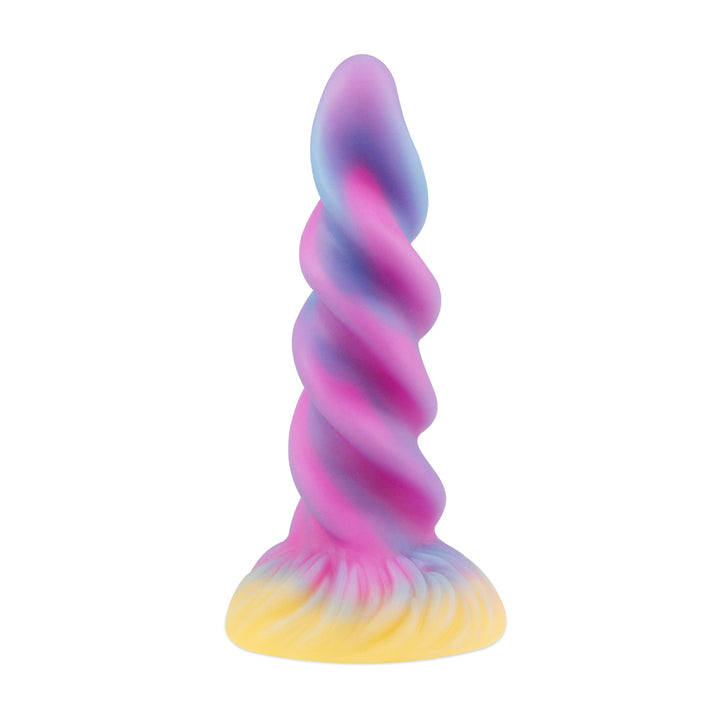 Bunter Analdildo aus Silikon von Spiral