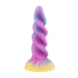 Laden Sie das Bild in den Galerie-Viewer, Bunter Analdildo aus Silikon von Spiral