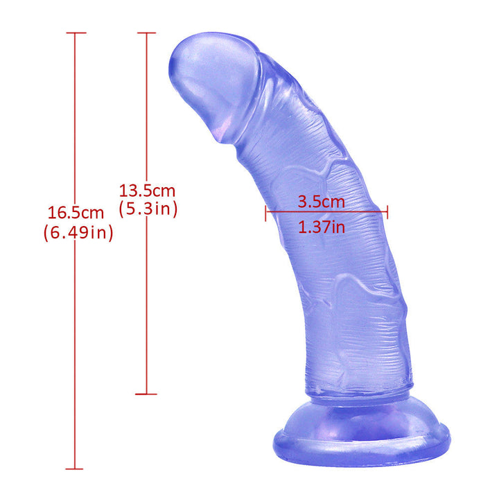 6 Zoll blauer Dildo