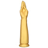 42 cm Gold Realistic Handmodell Anal Fist Dildo