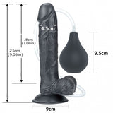 Charger l&#39;image dans la galerie, Schwarzer Squirting-Dildo 9 Zoll