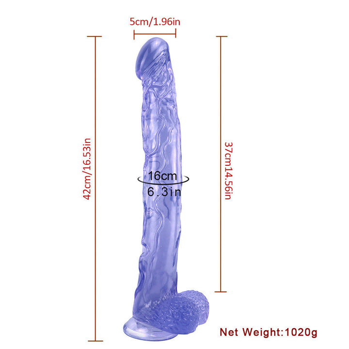 Analer blauer Dildo