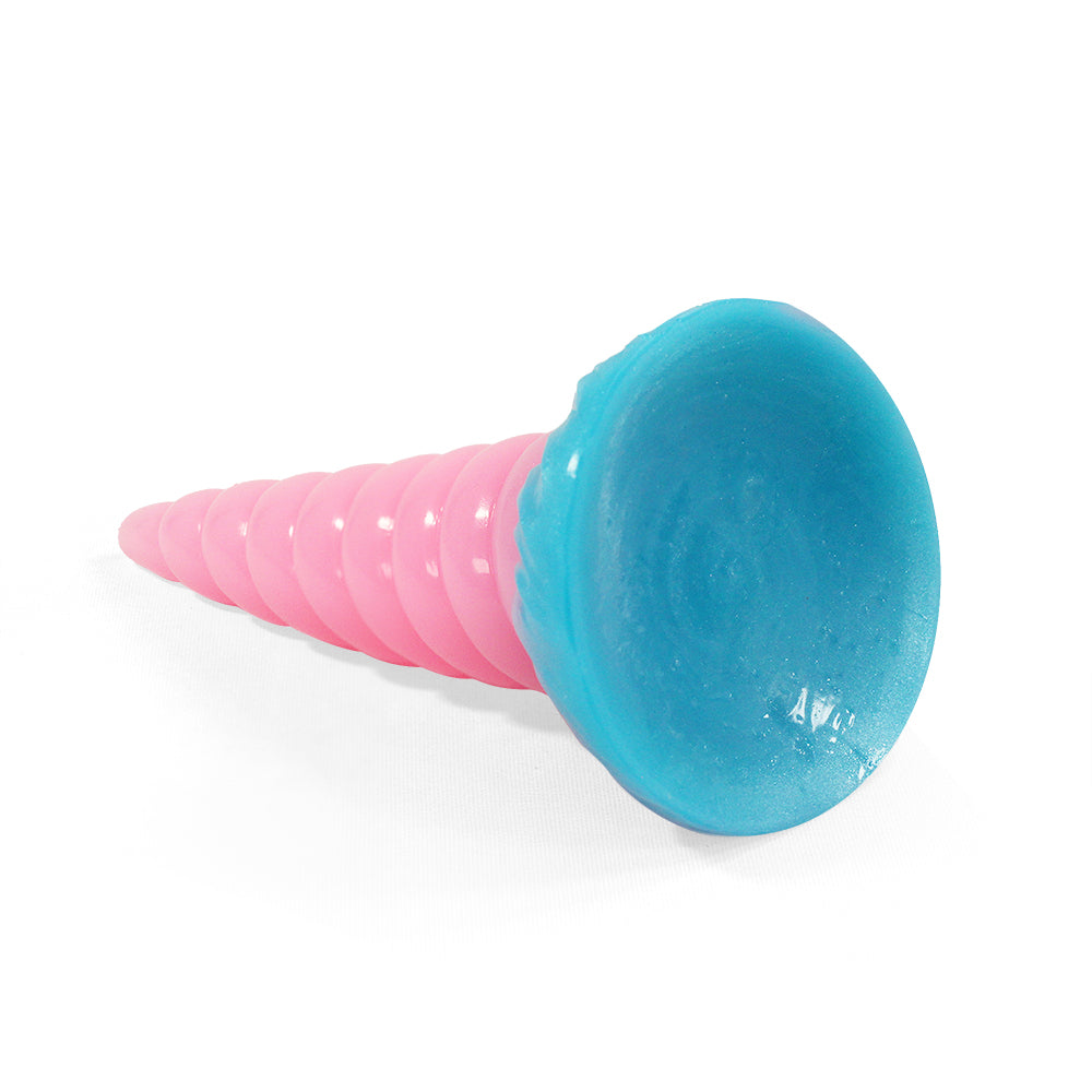 Einhorn-Dildo, 20,3 cm, rosa, mit Beleuchtung