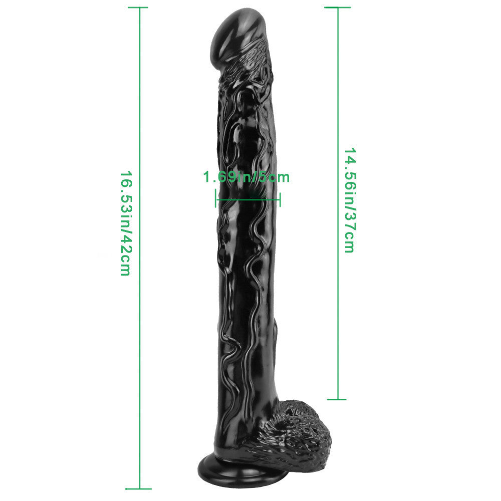 Schwarzer Analdildo