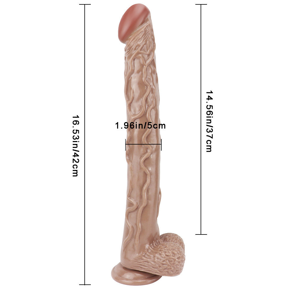 Analer brauner Dildo