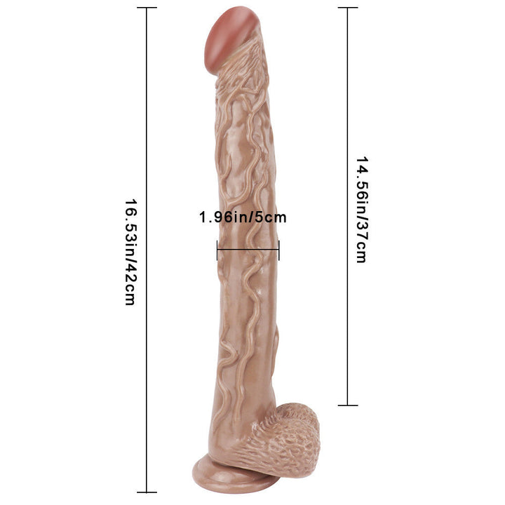 Analer brauner Dildo