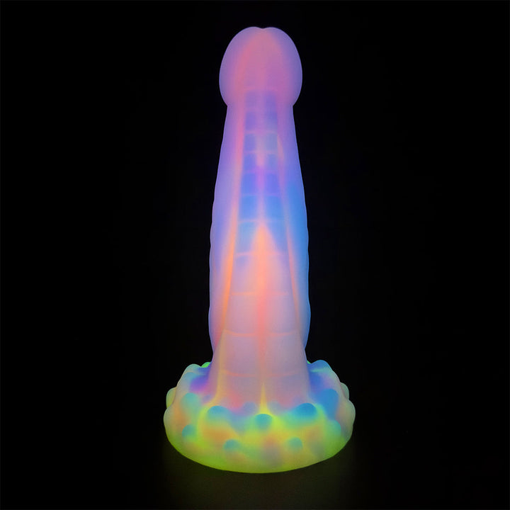 Weicher, leuchtender Fantasy-Analdildo aus Silikon